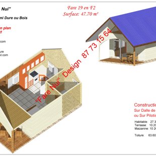 Fare 19 en F2   47.70 m²