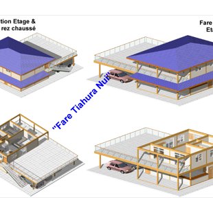 Fare 2 rez de chaussé, garage et  1 Etage